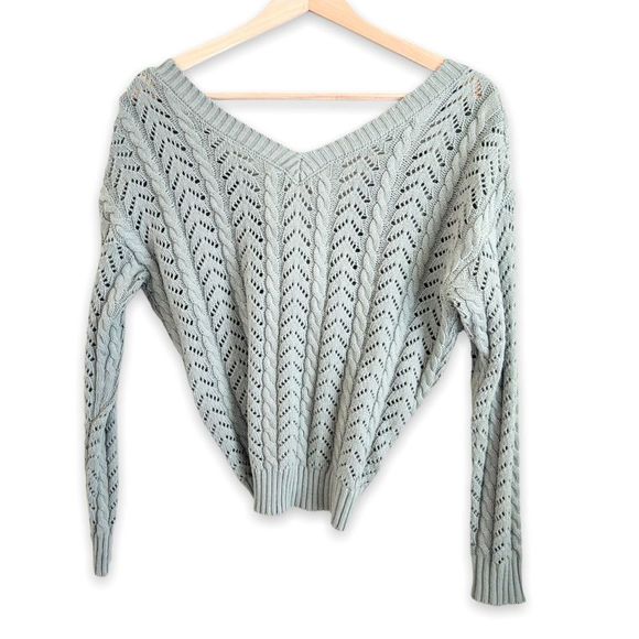 Jessica Simpson l Twisted Back Sweater SZ XS - Picture 2 of 9